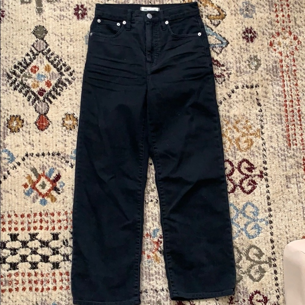 MADEWELL SLIM WIDE LEG CROP